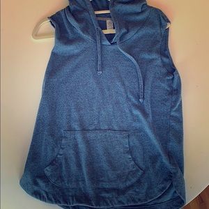 Alternative apparent cut off hoodie